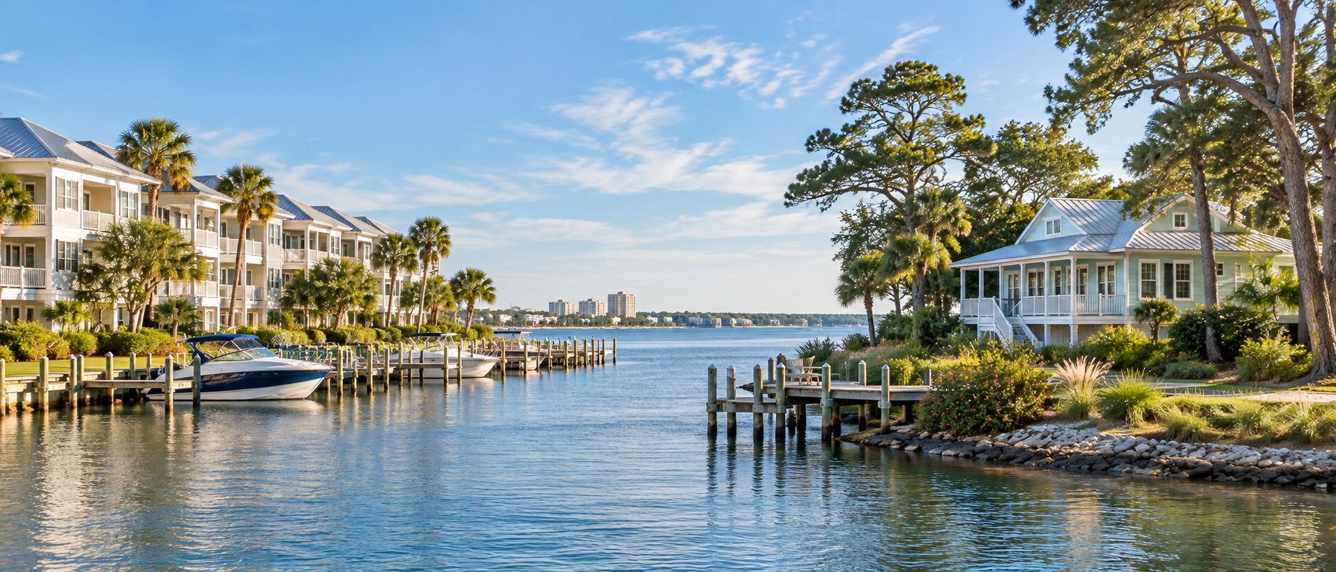 Different coastal property types along the Emerald Coast representing a move from one property to another